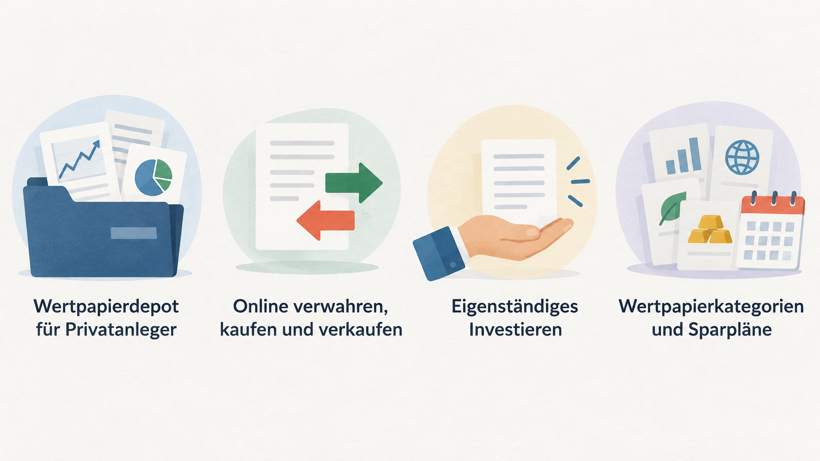 Show the DKB Depot product and its stated functions of holding, buying and selling securities online.